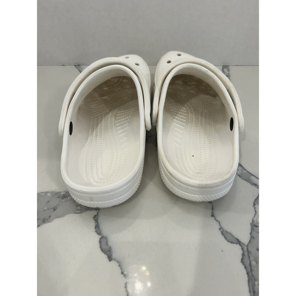 Crocs Unisex Adult M8 / W10 White Excellent Condition Tons Of Life Left!!! - Picture 5 of 8